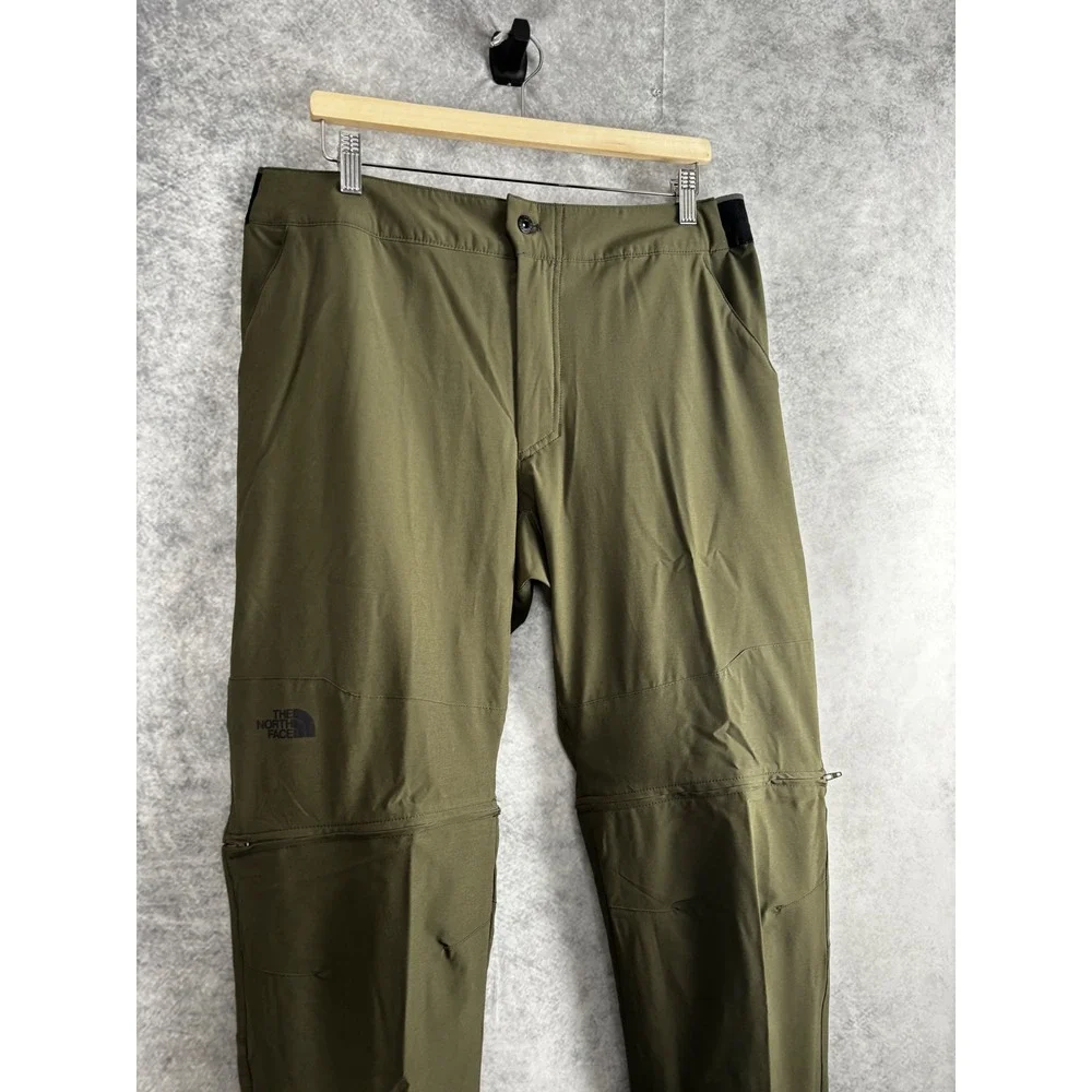 The North Face Men's Paramount Active Convertible Pants Shorts Green Size 36 NWT